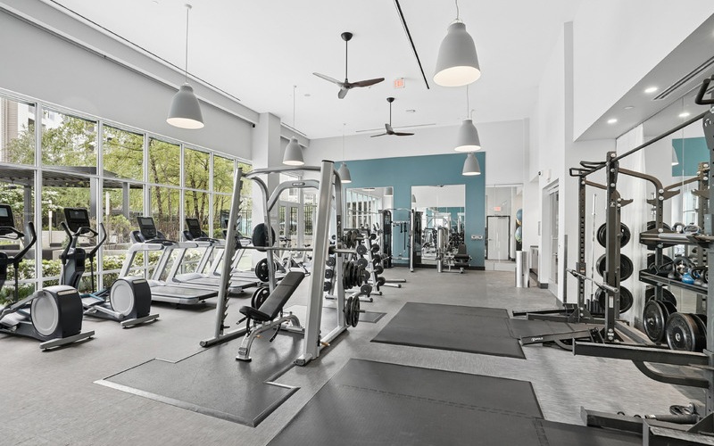 The Daley at Shady Grove Fitness Center with Equipment