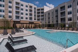 Rockville Apartments - The Daley at Shady Grove Apartments Swimming Pool With Poolside Seating
